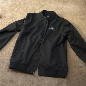 Arc'teryx Black Bomber Jacket with Minimalist Design